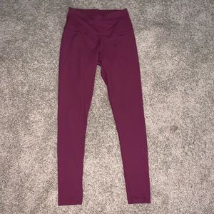 Burgundy Yogalicious Women’s Leggings